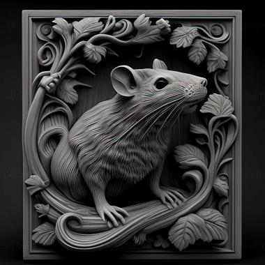 3D model rat (STL)